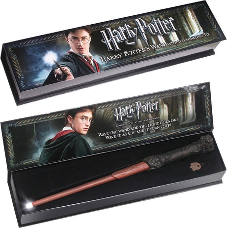 Sans marque sans marque Harry Potter (magie) baguette réplique Harry's baguette lumineuse marron