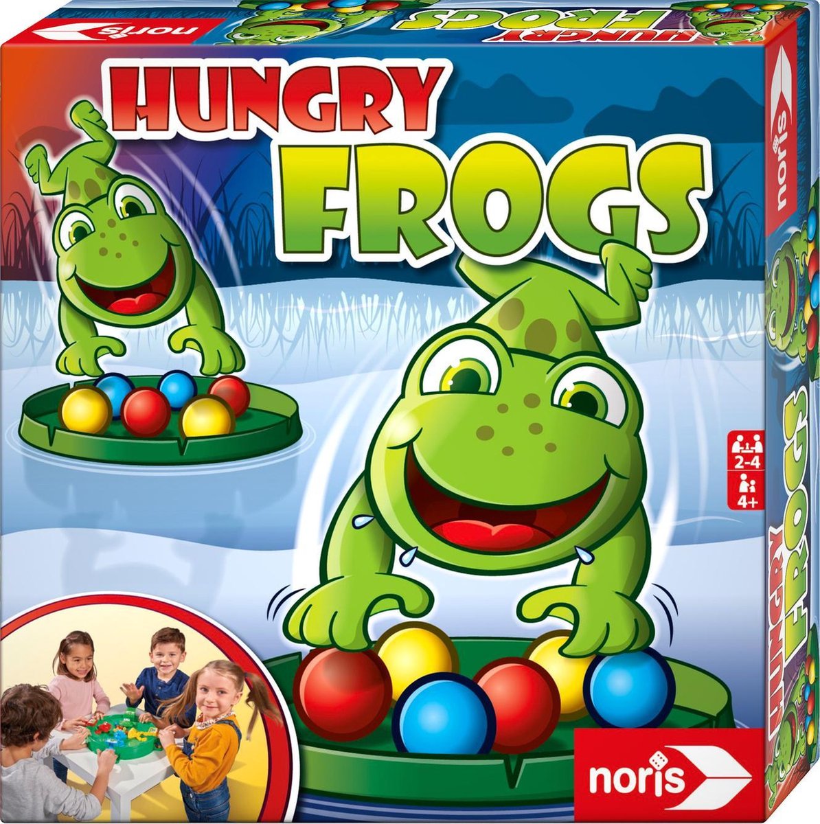Noris - grenouilles affamées - 2 à 4 joueurs - à partir de 4 ans