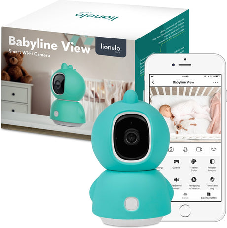 Lionelo babyline view blanc - babyphone - babyphone électronique 330° contrôlé par application - communication bidirectionnelle - capteur de mouvement - température - mode nuit - détecteur de cris - berceuses