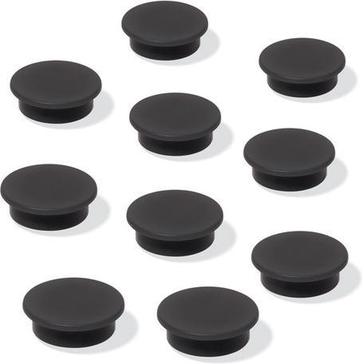 Aimants Sigel - meet up - pour tableau blanc - 25 mm - 10 pièces - noir - si-mu196