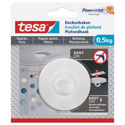 Crochet autocollant tesa 77781-00000-00 plastique blanc