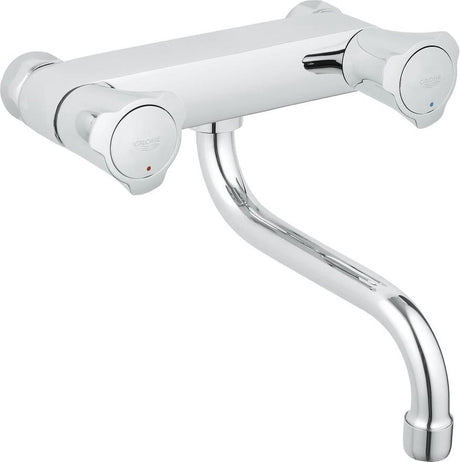 Robinet de cuisine Grohe costa l - mural - bec pivotant - chrome