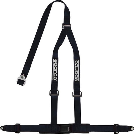 Ceinture de sport Sparco 3 points - noire - incl. montage par vis (marque e)