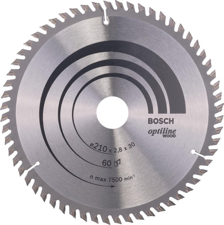 Bosch cirkzb opt 210x30x2.8 60t wz