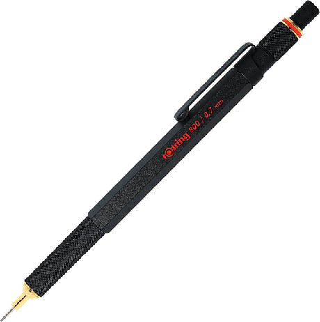Porte-mine Rotring 800 | hb 0,7 mm | boîtier en métal noir