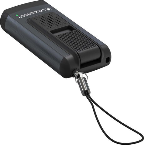 Ledlenser k6r sécurité gris - porte-clés - rechargeable - 400 lumens - alarme