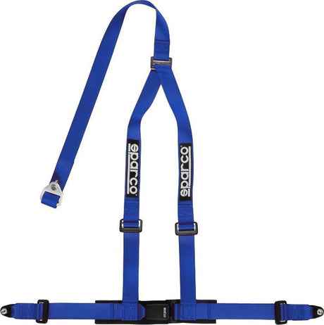 Ceinture de sport Sparco 3 points - bleue - incl. montage par vis (marque e)