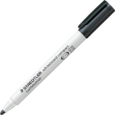 Staedtler marqueur pour tableau blanc lumocolor compact noir 10 pièces