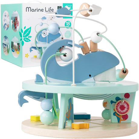 Monde classique monde motricité en bois monde sous-marin en spirale