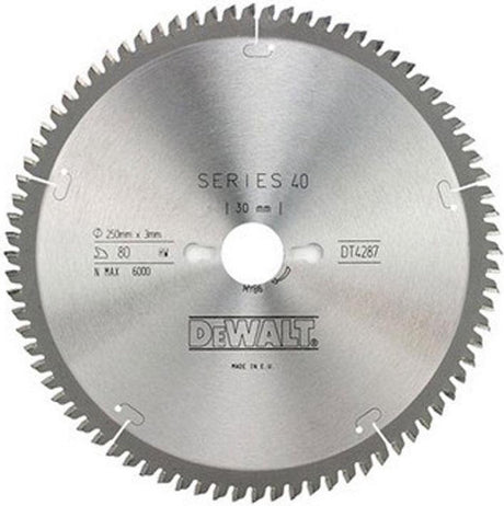 Accessoires Dewalt lame de scie circulaire S40 250x30x80t - dt4287-qz
