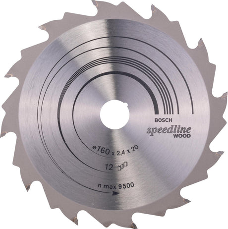 Bosch cirkzb vitesse 160x20x2,4 12t fz wz
