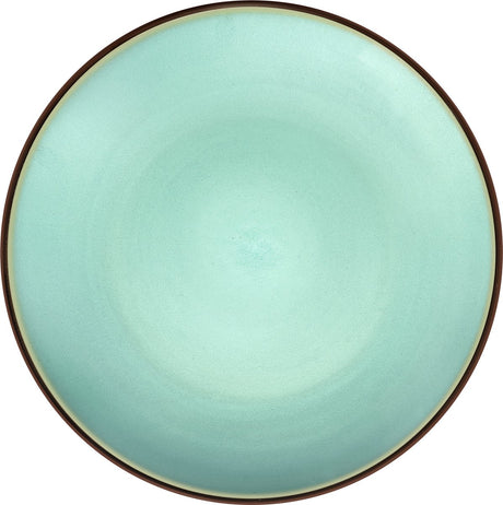 Médard de noblat - sentiment jade - assiette plate 26,5 cm - 6 pièces - grès
