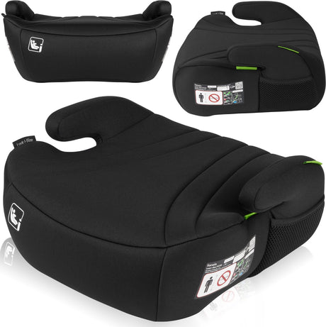 Lionelo luuk i-size - rehausseur voiture 6-12 ans 125-150 cm - rehausseur large avec mousse EPE - accoudoirs ergonomiques - housse lavable - siège auto