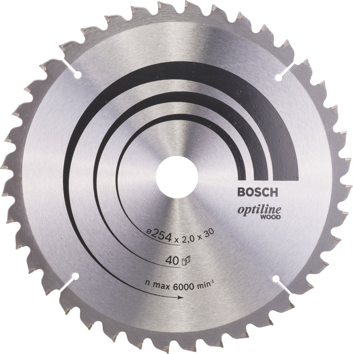 Lame de scie circulaire à bois Bosch Pro, 254 x 2 x 30 mm