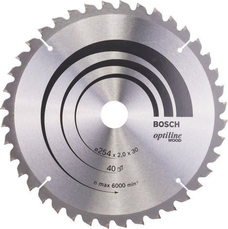 Lame de scie circulaire à bois Bosch Pro, 254 x 2 x 30 mm