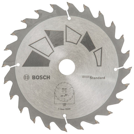 Lame de scie circulaire Bosch basic 160x2,2x20 16,t24 (1)