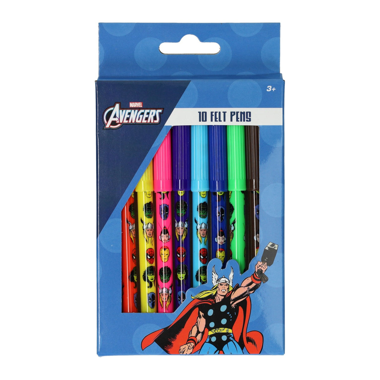 Feutres Avengers - 10 pcs