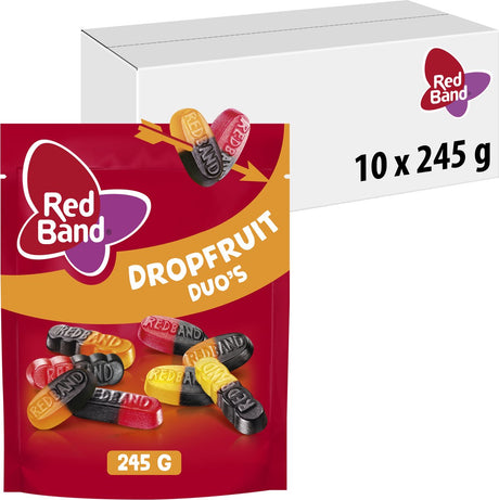 Sachet duo de fruits réglisse bande rouge (10x 245gr)