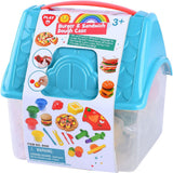Playgo hamburger et sandwich en argile dans une boîte de rangement - 4 pots en argile