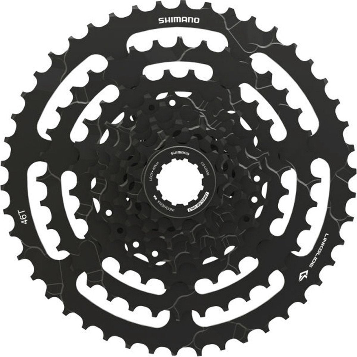 Shimano cassette queues 9v 11-46t cs-lg300 noir