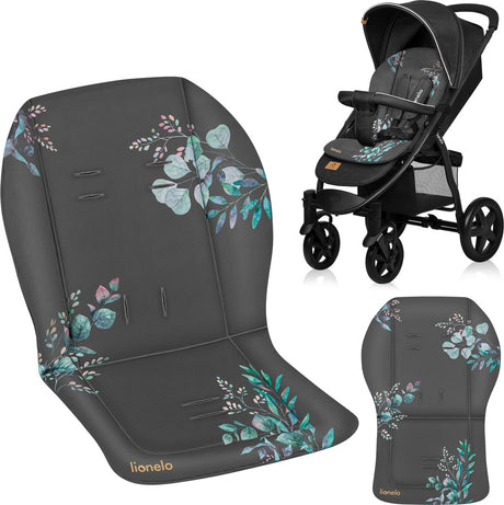 Doublure de siège Lionelo - insert de coussin de poussette universel - conception double face - tissu hydrophobe - ajustement flexible - lavable - confortablement doux - moments d'or