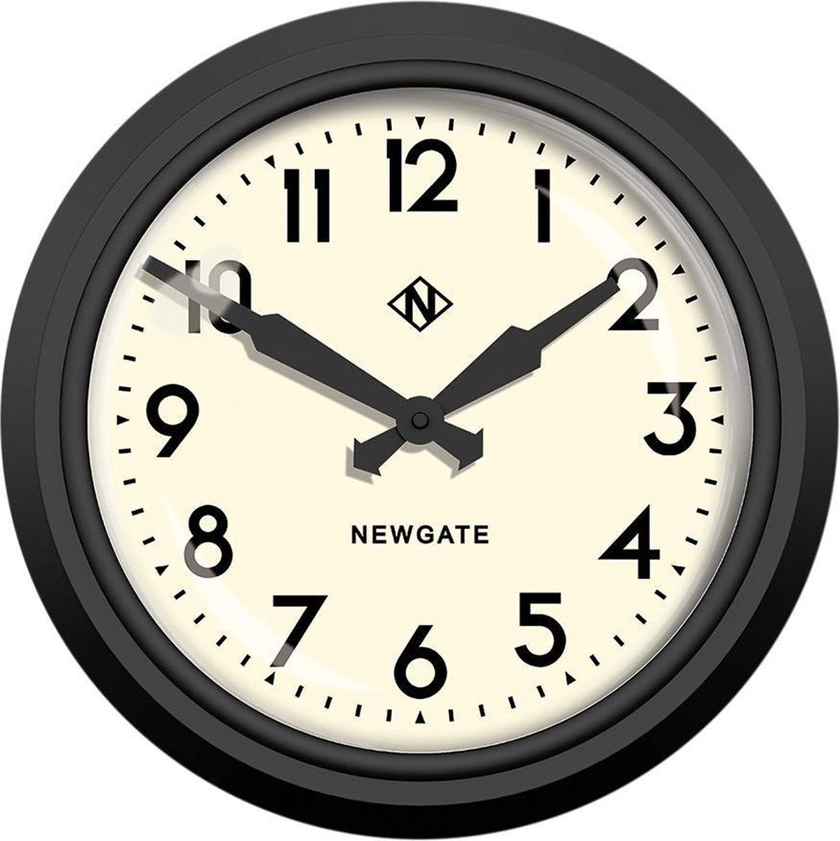 Horloge murale Newgate le noir électrique 37cm