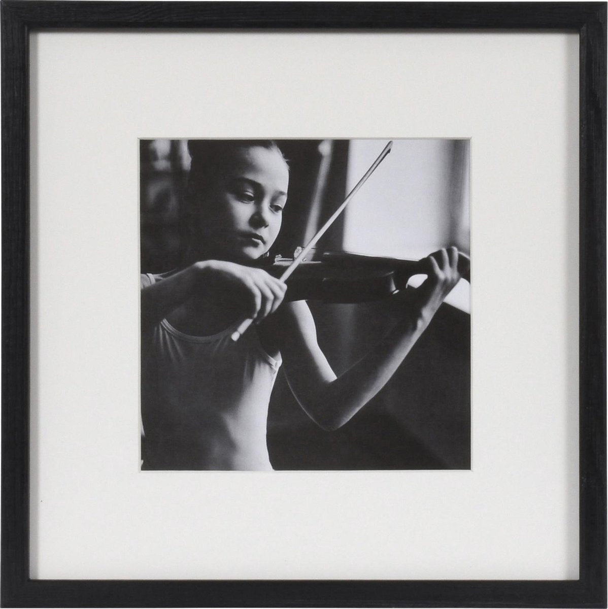 Cadre photo Henzo - - alto - format photo 20x20 cm - noir