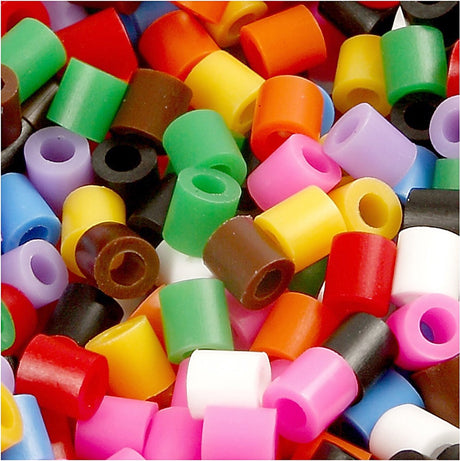 Creativ company https: www.ccobby.nl perles thermocollantes-taille-5x5-mm-taille du trou-2-5-mm-medium-standard-colours-1100-piece-1-box