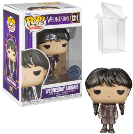 Funko-pop ! tv: mercredi - mercredi Addams Metallic (exclusif)