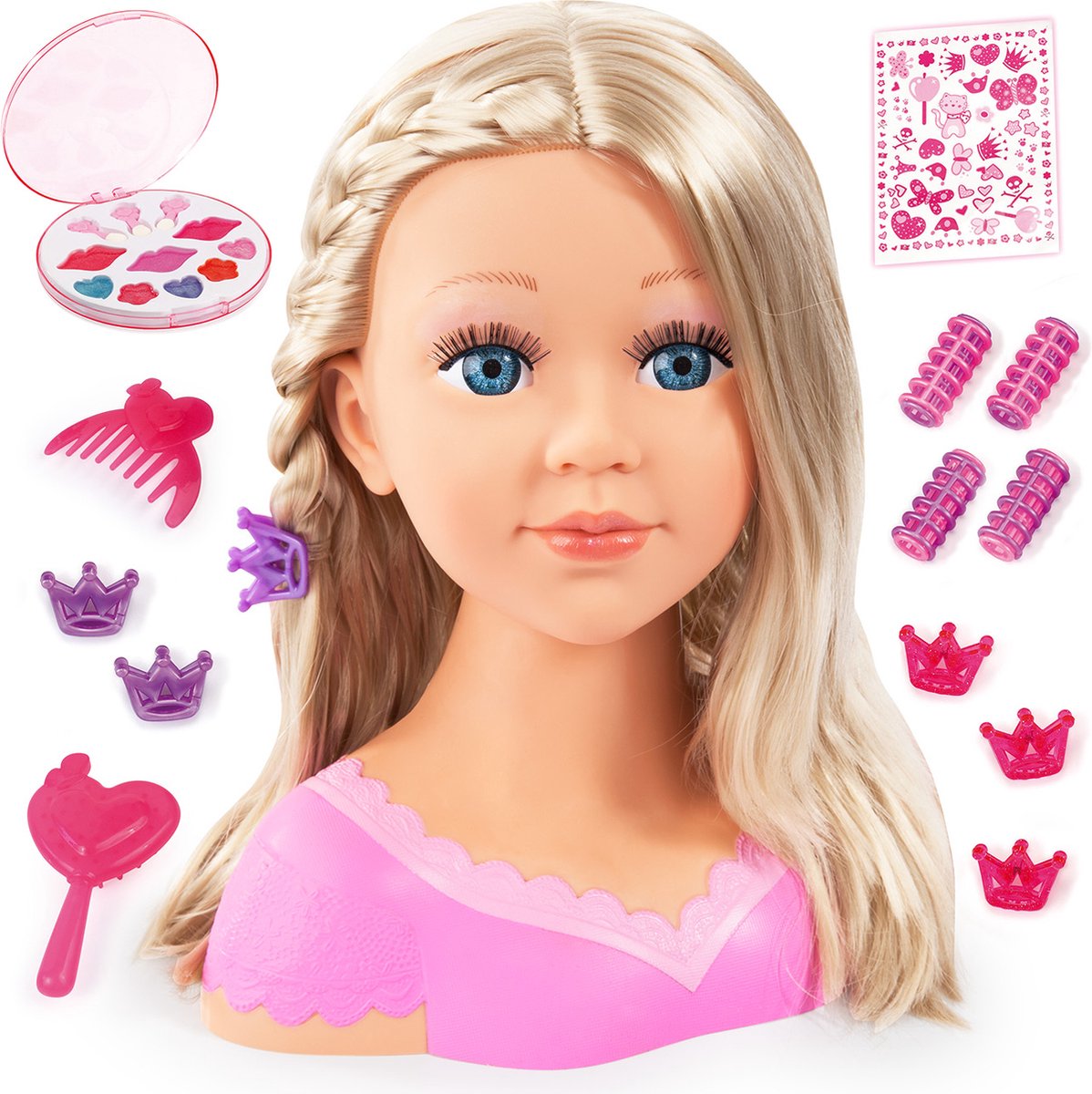 Design Bayer - tête cagoulée Charlene super modèle - cheveux blonds