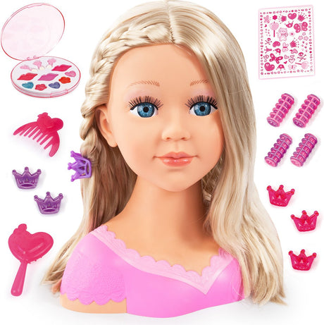 Design Bayer - tête cagoulée Charlene super modèle - cheveux blonds