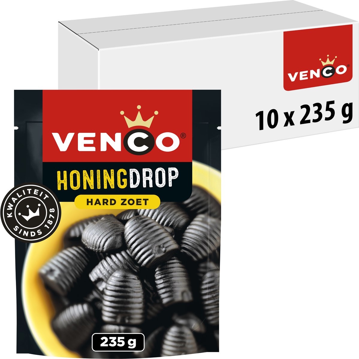 Sachet debout de réglisse au miel Venco (10x235gr)