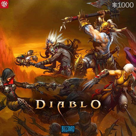 Puzzle de combat des héros de Diablo Good Loot (1000 pièces)