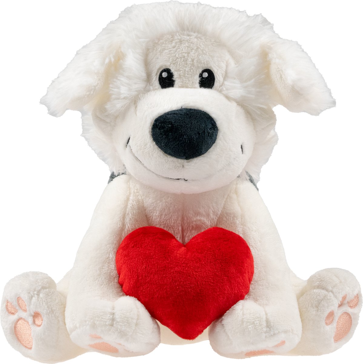 Studio 100 Samson et Marie peluche Samson avec coeur, 30cm