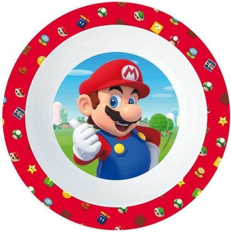 Bol de stockage super mario bros junior 16 x 4 cm rouge blanc