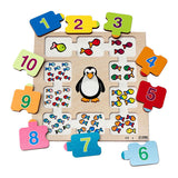 Puzzle en relief Rolf 10 petits poissons, 10 pcs.