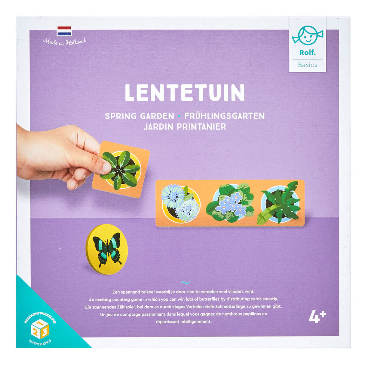 Les bases de Rolf - Jeu mathématique du jardin de printemps