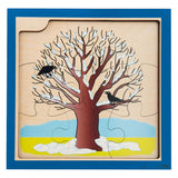 Rolf Growth and 4 layers puzzle wood Growth tree, 36st.