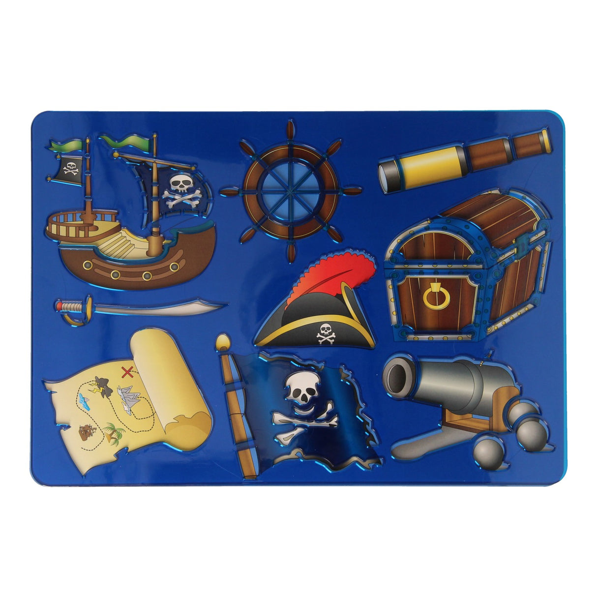 Gabarit de dessin pirate, 27x19cm