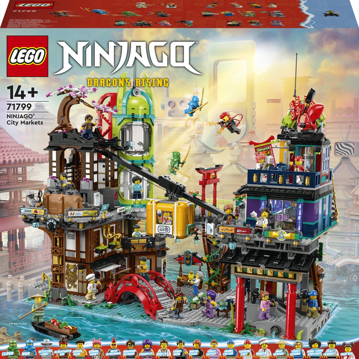 Les marchés de la ville Lego® Ninjago - 71799