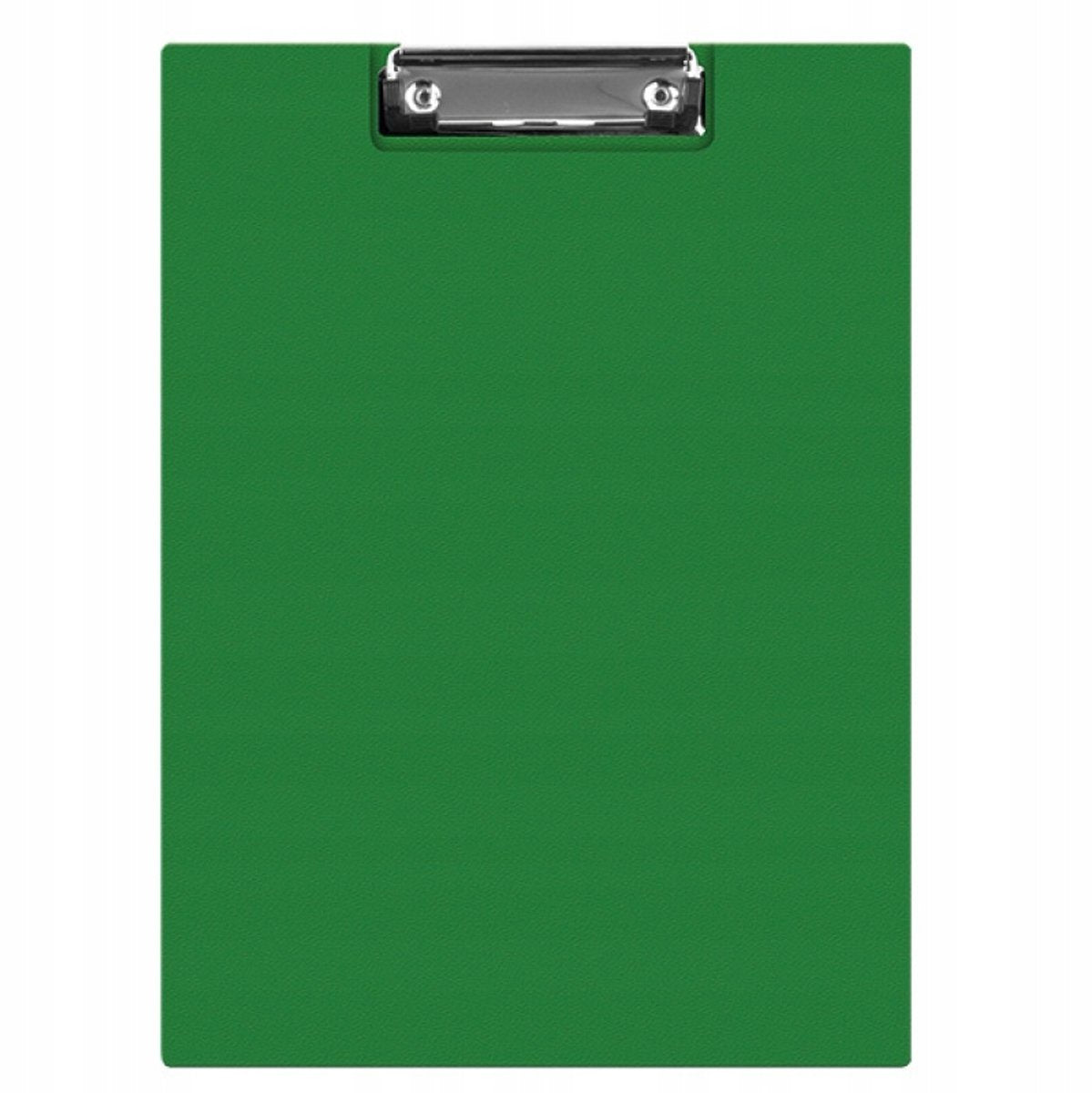 Porte-bloc Q-connect a4 vert avec pince - PVC