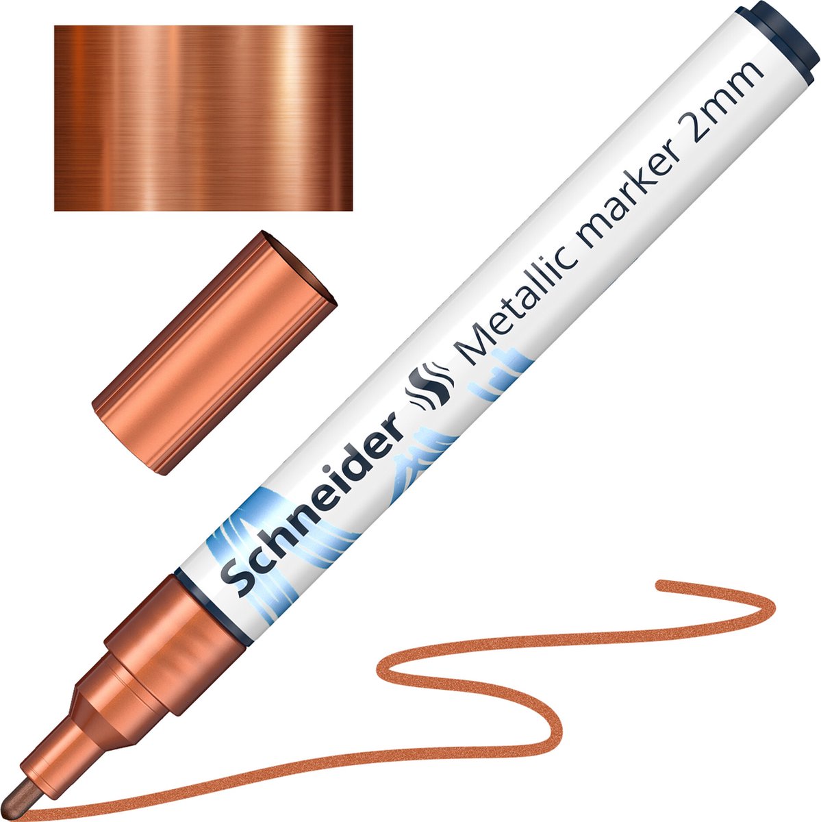 Instruments d'écriture Schneider marqueur métallique Schneider - paint-it 011 - 2 mm - cuivre métallisé - s-ml01101102