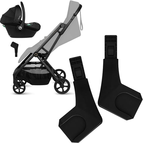 Adaptateurs pour siège auto Lionelo Tansi - compatibles avec les sièges auto pour bébé populaires - fixation facile au cadre de la poussette - sans retirer le siège