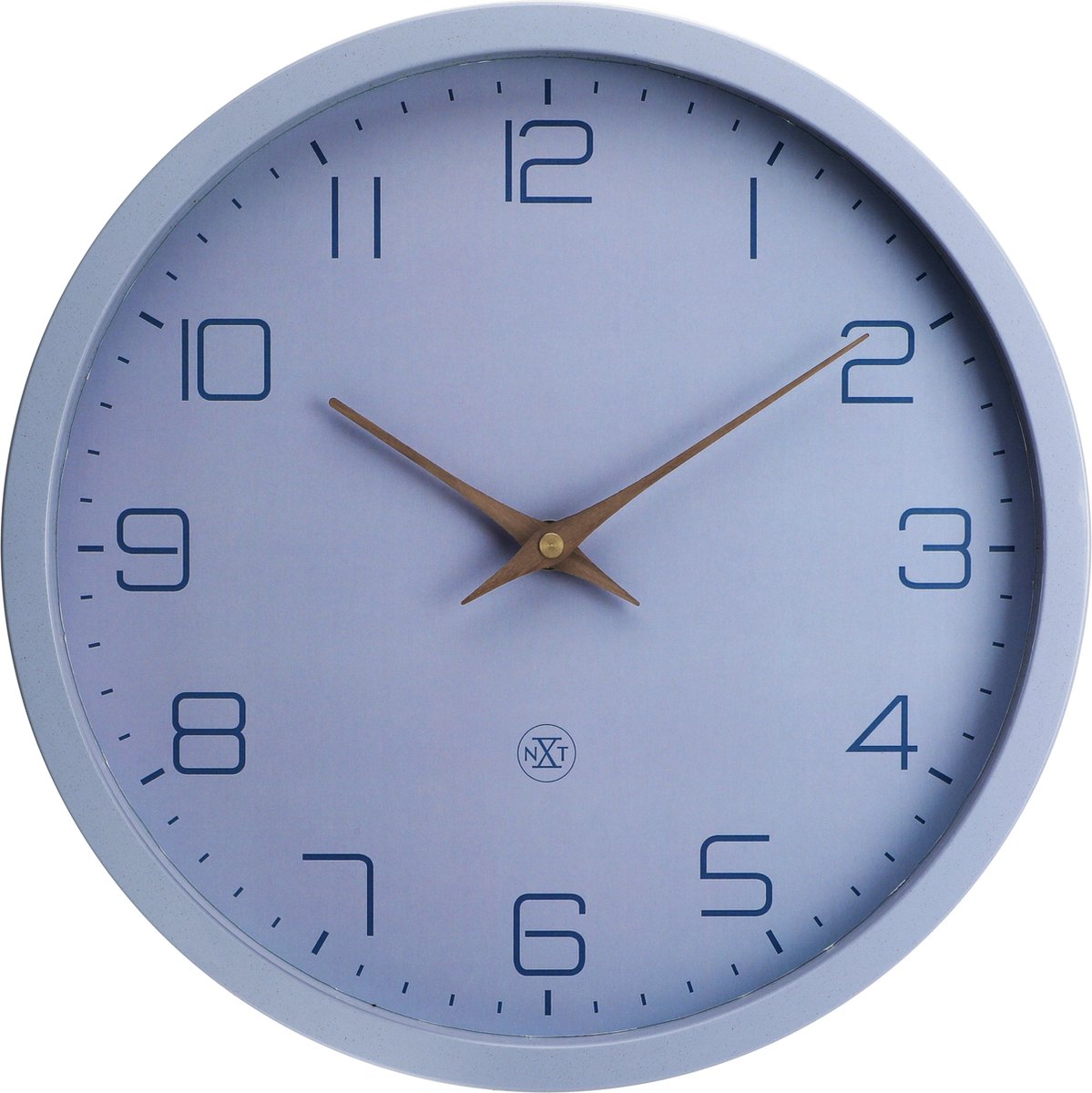 Nextime nxt eco – wandklok – 30 cm – papier bioplastic – zwart – stil