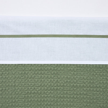 Drap de berceau Meyco - vert olive - 75x100cm - 0,3 tog