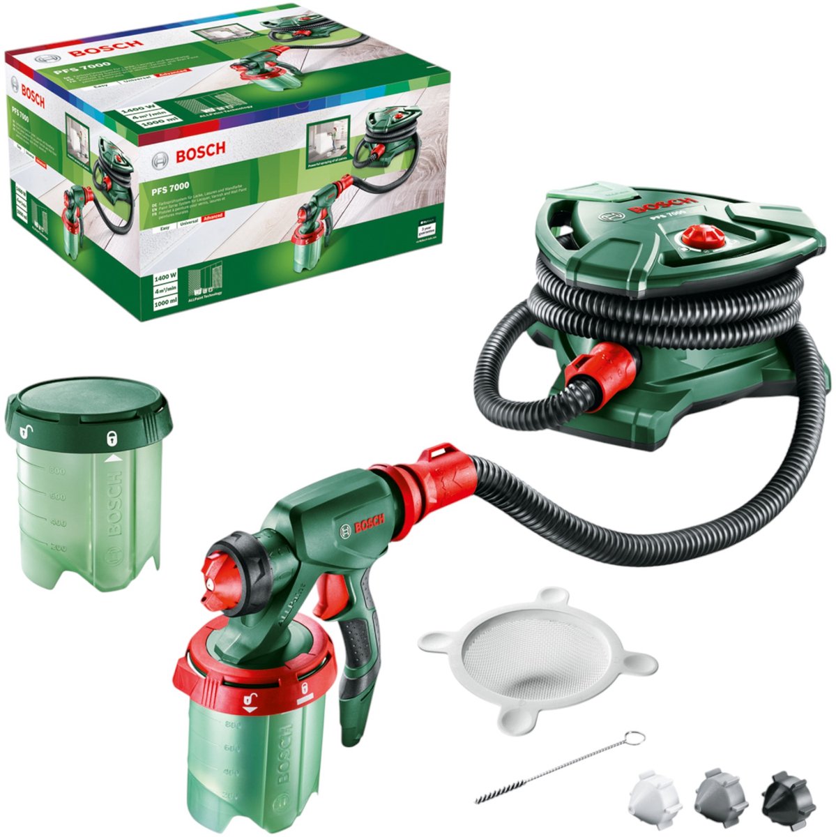 Pistolet à peinture Bosch vert Bosch -pfs 7000