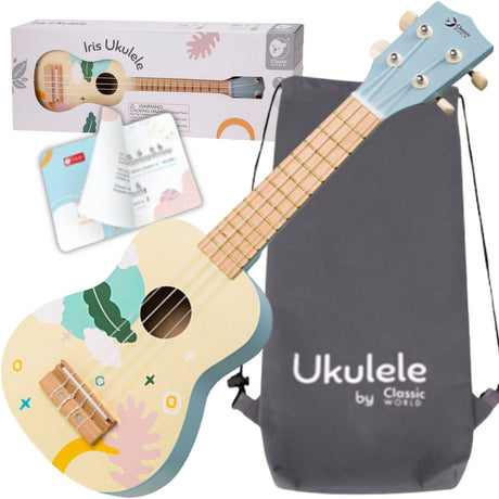 Irris en bois mondial classique ukelele