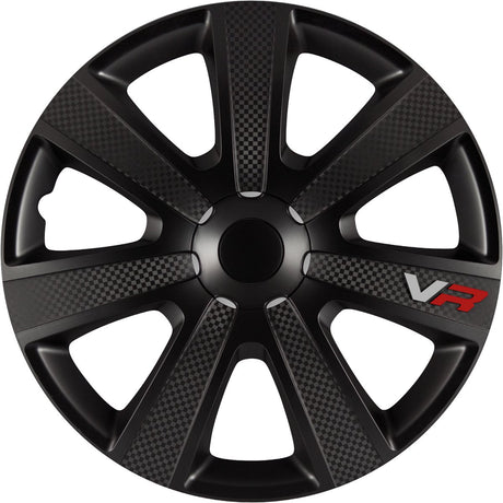enjoliveurs VR Carbon 14 pouces ABS noir lot de 4