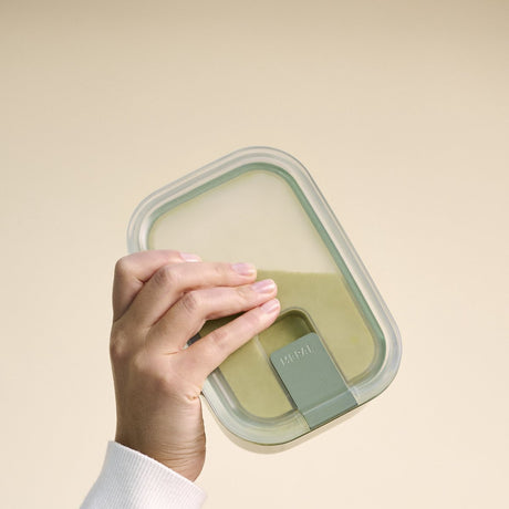 Boîte de nettoyage en verre mépal - Easyclip - Sage nordique - 1500 ml