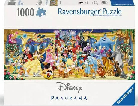 Puzzle Ravensburger Disney photo de groupe - Panorama 1000 pièces.